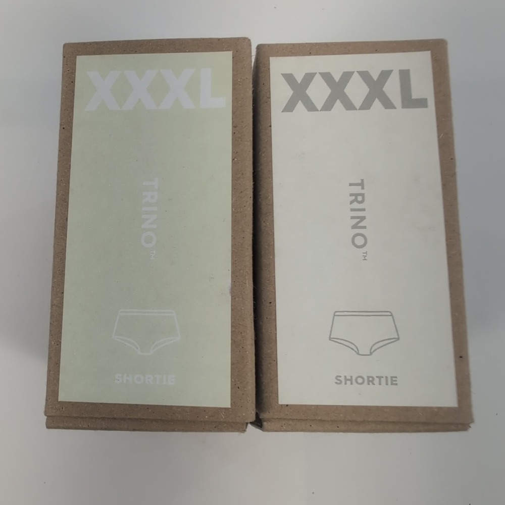 Lot of 2 NEW Allbirds Trino Shortie  Peppercorn Kaikoura White Wool Womens XXXL